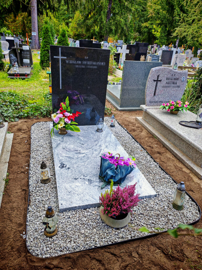 Realizacja minimalistycznego nagrobka we Wrocławiu 